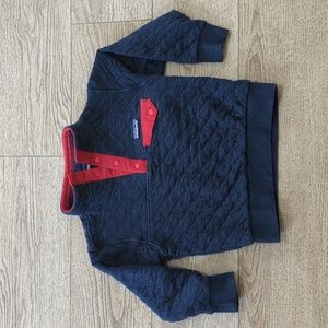 Patagonia Kids' Organic Cotton Quilt Snap-T Pullover Size Small, 7-8.